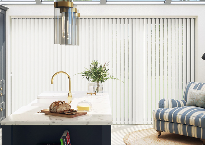 Toulouse (Blackout), Textured Grey - Vertical Blind - Image 3
